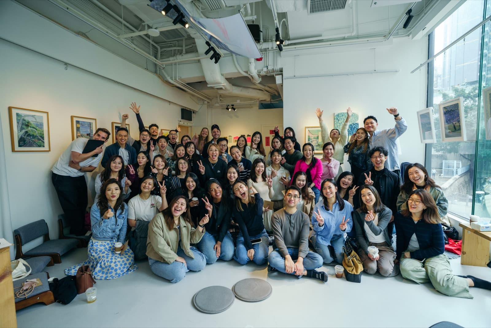 Guests gathered at a House of Stewards pop-up event